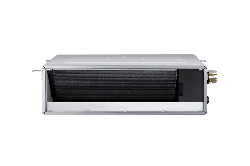 AC_BNMPKG Pic 01_Front_Silver Samsung AC140BNMPKG HEE Közepes ESP légcsatornázható 13,4KW beltéri egység - Image 1